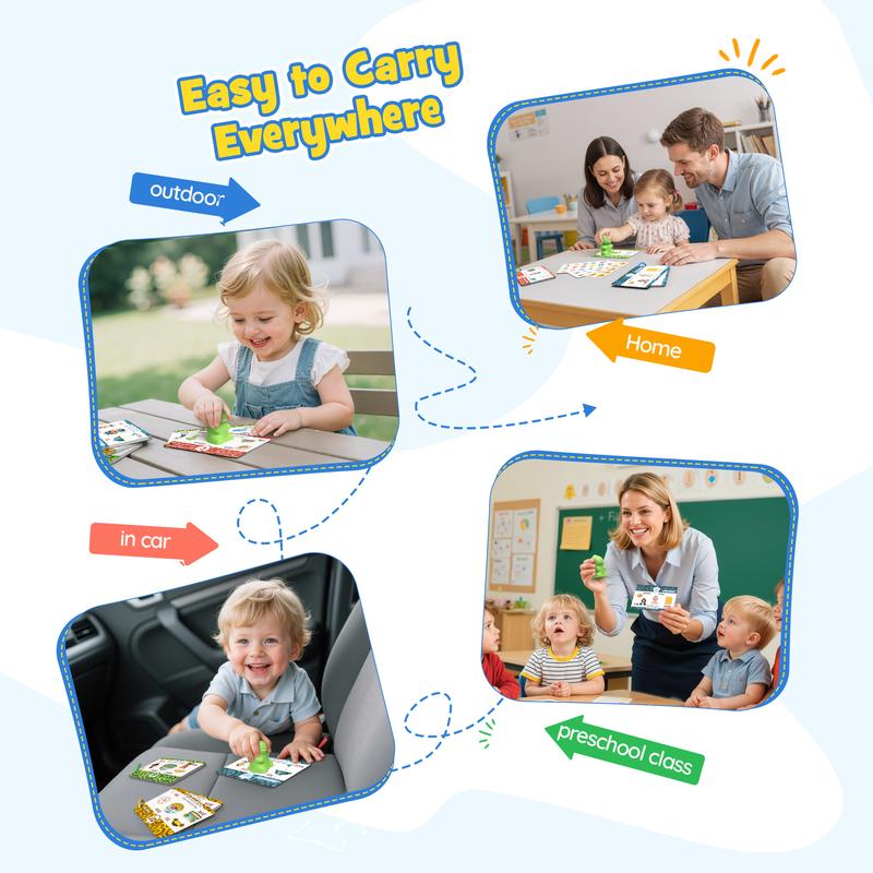 Dinosaur Talking Flash Cards with Interactive Learning Stickers