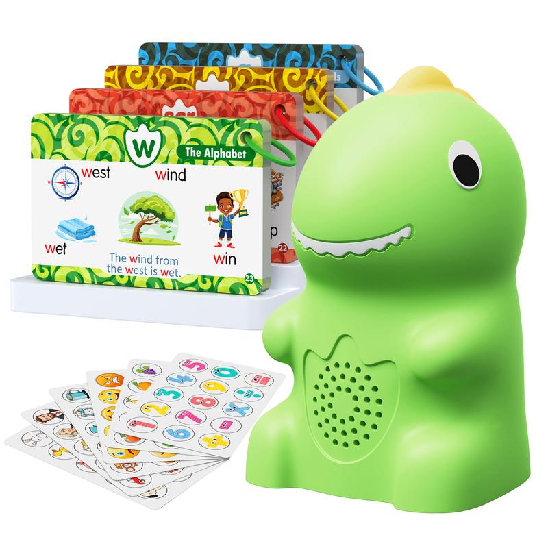 Dinosaur Talking Flash Cards with Interactive Learning Stickers