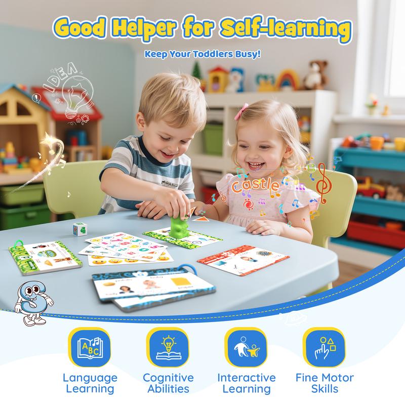 Dinosaur Talking Flash Cards with Interactive Learning Stickers